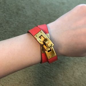 Hermes Kelly Leather Bracelet